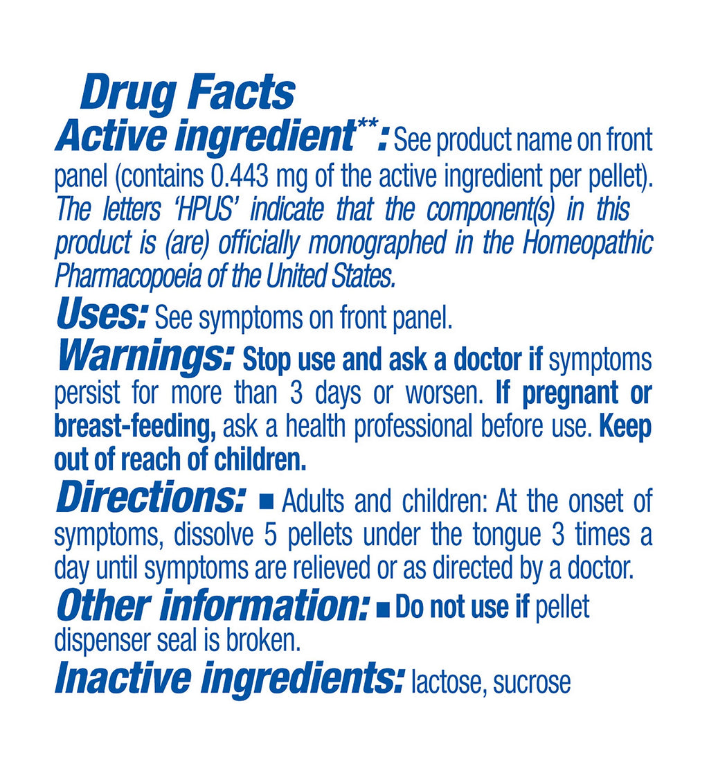 Boiron Arnica Montana 6C – Homeopathic Pellets (240) Pack of 3 | Muscle Pain & Stiffness
