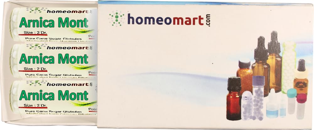 Arnica Montana Homeopathy Pellets 10M Potency — Pack of 3 | HomeoMart