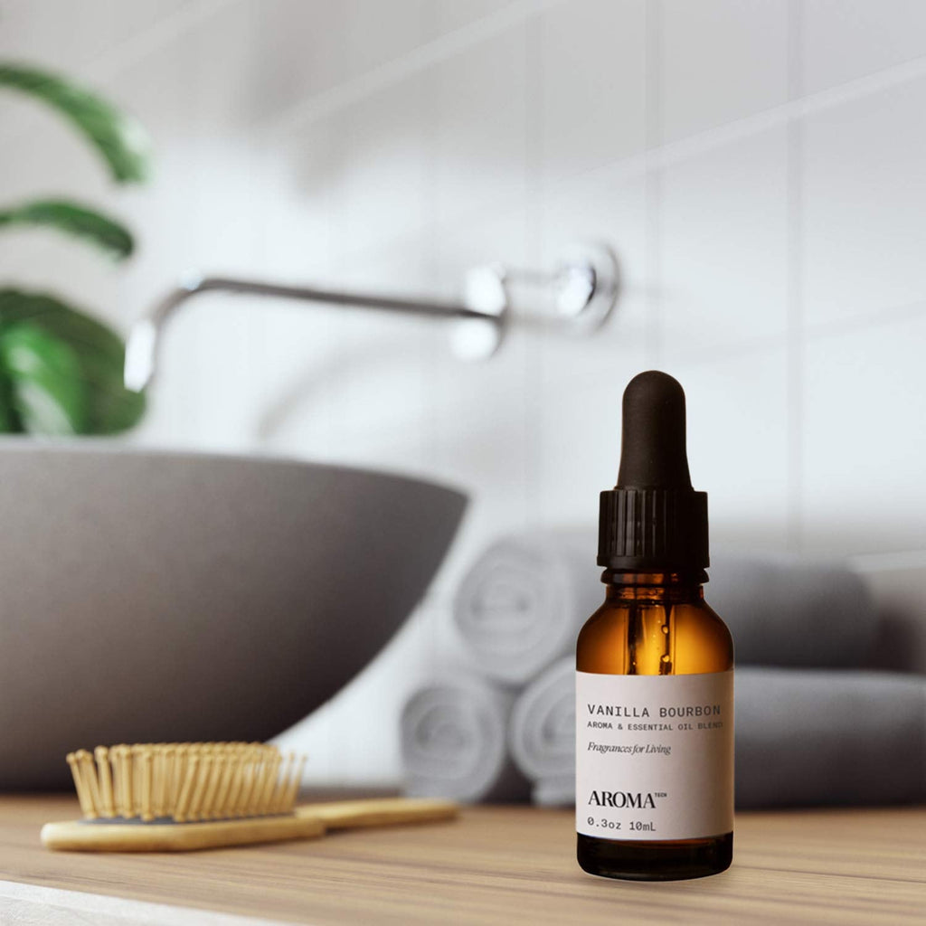 AromaTech Vanilla Bourbon Essential Oil Blend – Hotel-Inspired Vanilla, Bourbon & Oak (0.3 fl oz / 10 mL)