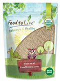 Food to Live Organic Ashwagandha Root Powder 1.5 lb – Non-GMO, Finely Ground Indian Ginseng