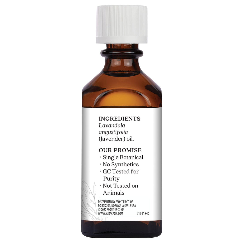 Aura Cacia 100% Pure Lavender Essential Oil – GC/MS Tested for Purity | 60 ml