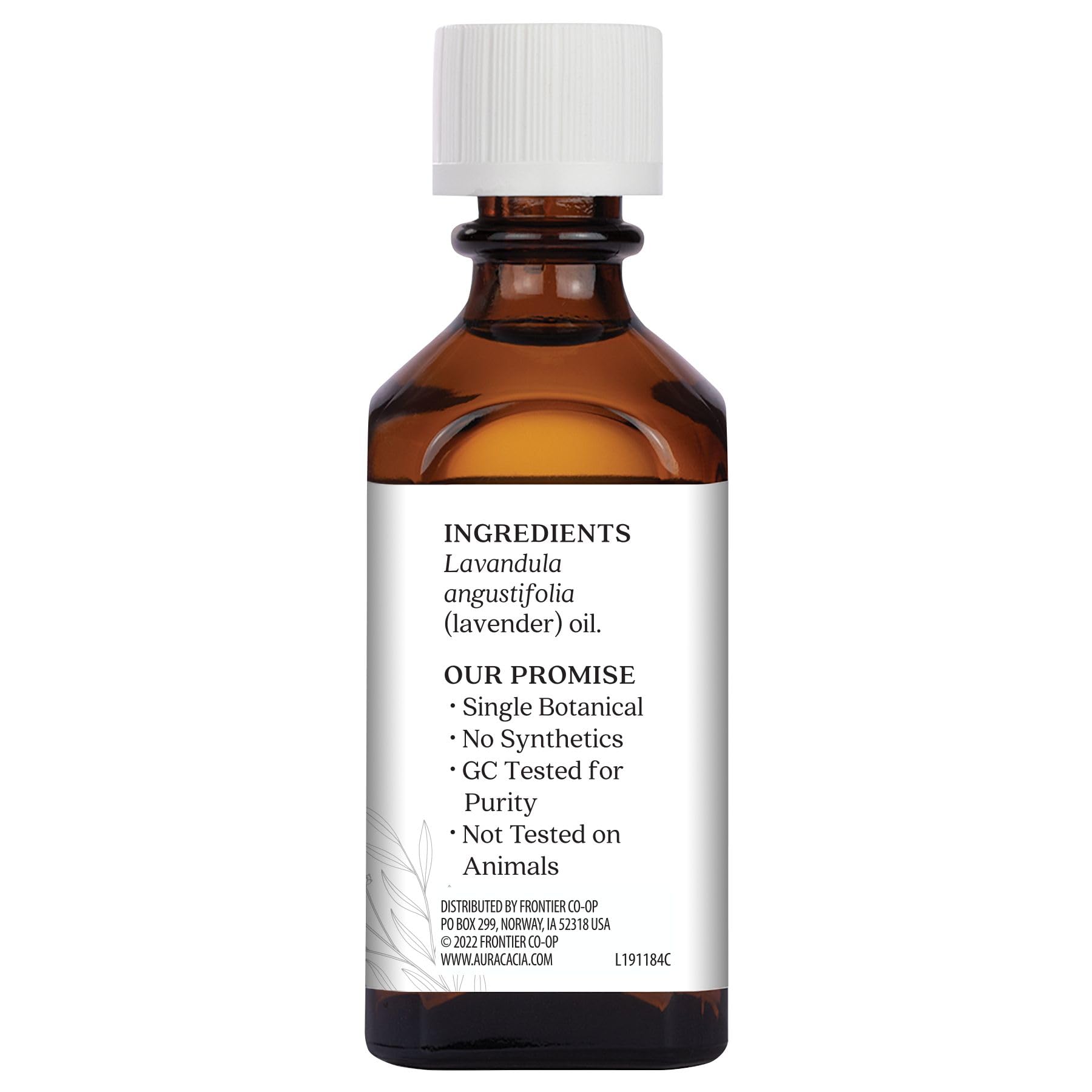 Aura Cacia 100% Pure Lavender Essential Oil – GC/MS Tested for Purity | 60 ml