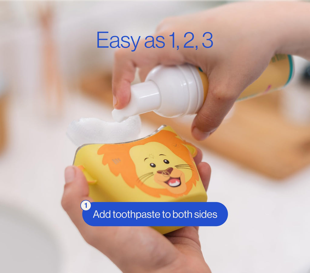 Autobrush Kids Electric Toothbrush – ADA-Approved U-Shaped, 5.1x Better Cleaning, 30s Full-Mouth 360° (Unicorn)