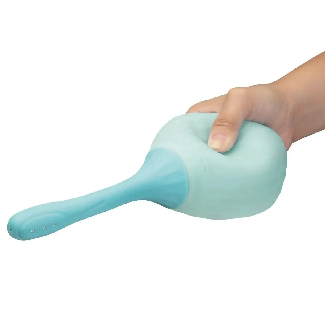 b-Vibe Silicone Flexflow Douche 350ml Anal Enema Curved Nozzle Cleaning
