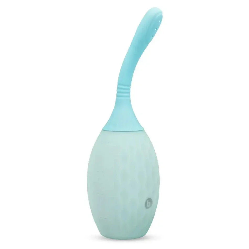 b-Vibe Silicone Flexflow Douche 350ml Anal Enema Curved Nozzle Cleaning
