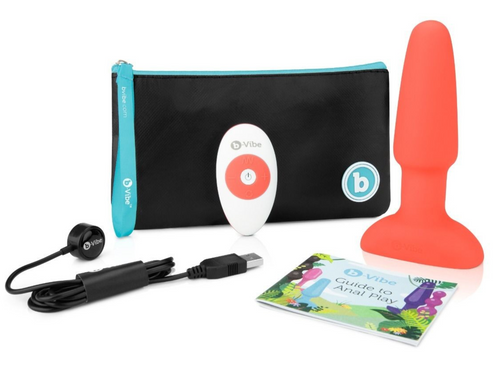 b-Vibe Rimming 2 Remote Vibrator Anal Butt Plug Prostate Massager Vibe Silicone