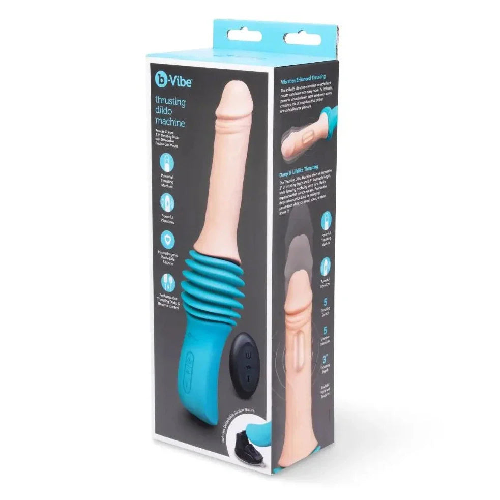 b-Vibe Thrusting Dildo Telescopic Vibrating Sex Machine Remote Control Suction Cup