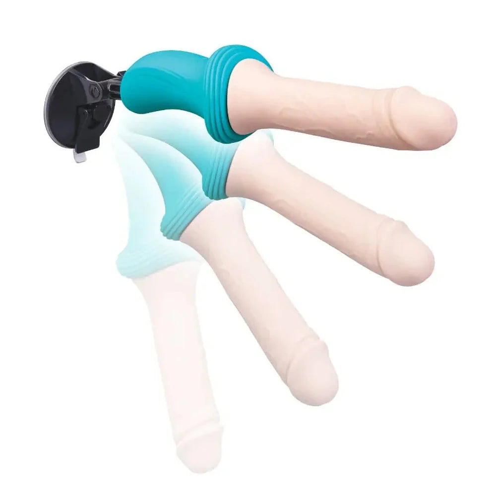 b-Vibe Thrusting Dildo Telescopic Vibrating Sex Machine Remote Control Suction Cup