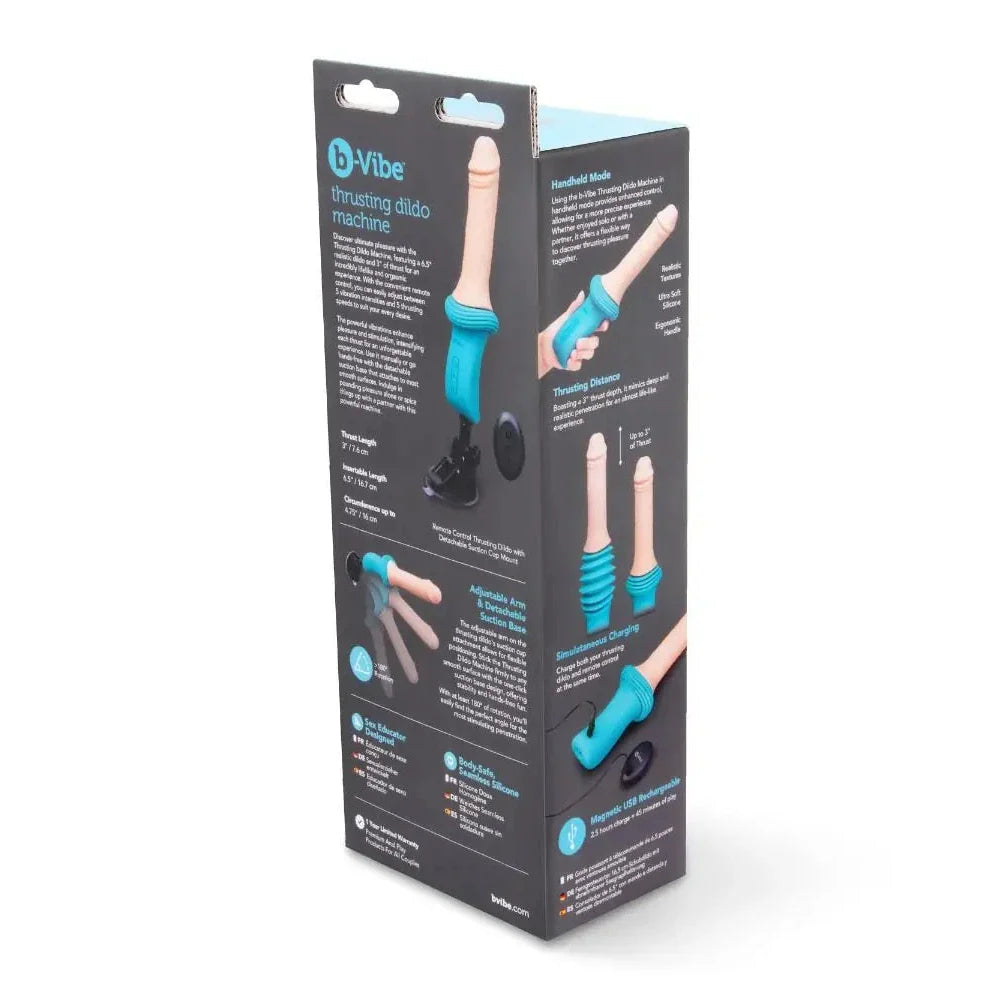 b-Vibe Thrusting Dildo Telescopic Vibrating Sex Machine Remote Control Suction Cup