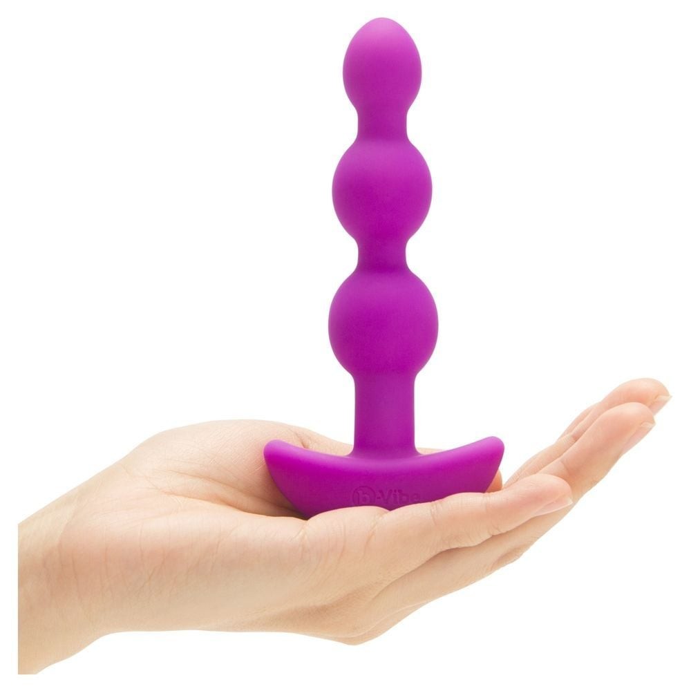 b-Vibe Triplet Remote Vibrating Anal Beads Butt Plug Prostate Massager Silicone