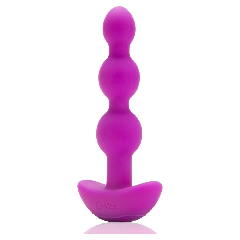 b-Vibe Triplet Remote Vibrating Anal Beads Butt Plug Prostate Massager Silicone