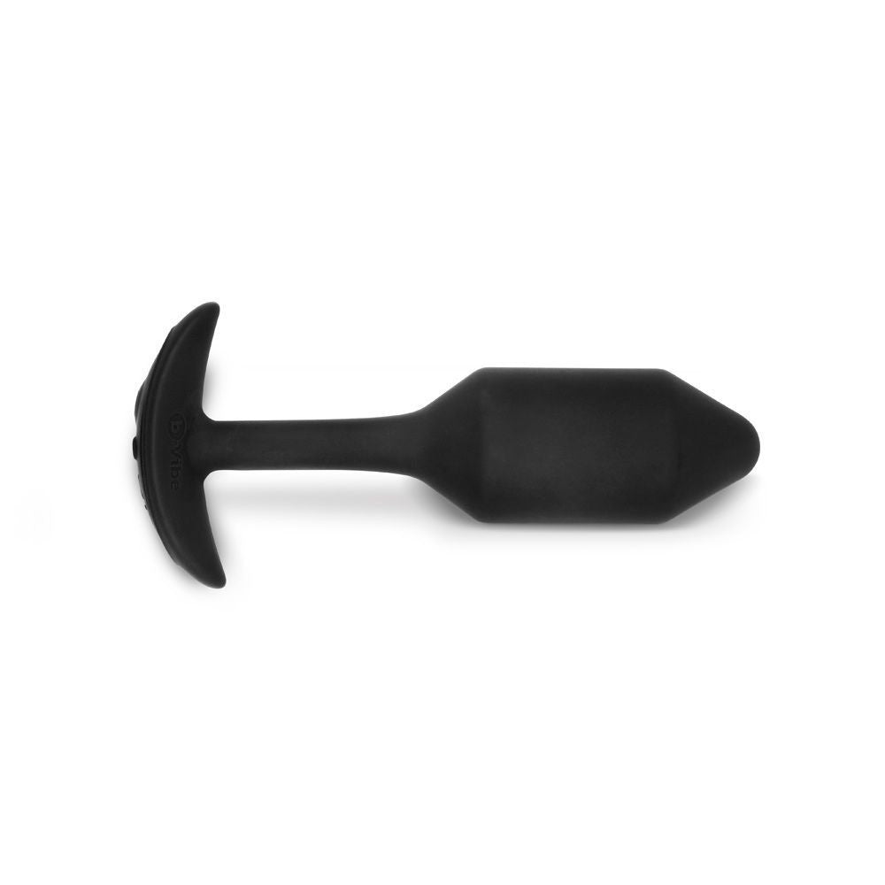 b-Vibe Vibrating Snug Plug Medium Weighted Anal Butt Prostate Massager Silicone