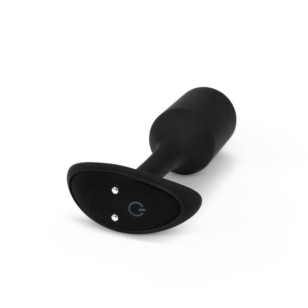 b-Vibe Vibrating Snug Plug Medium Weighted Anal Butt Prostate Massager Silicone