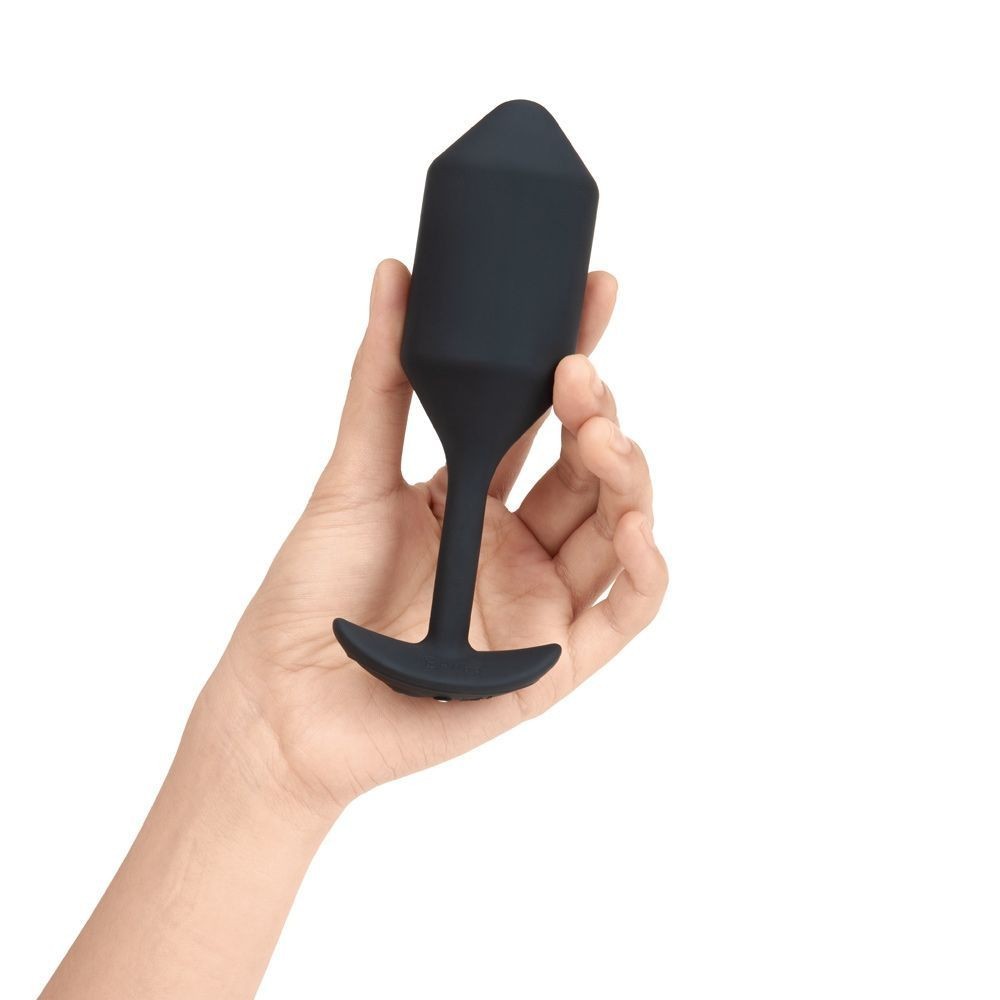b-Vibe Vibrating Snug Plug X-Large Weighted Anal Butt Prostate Massager Silicone