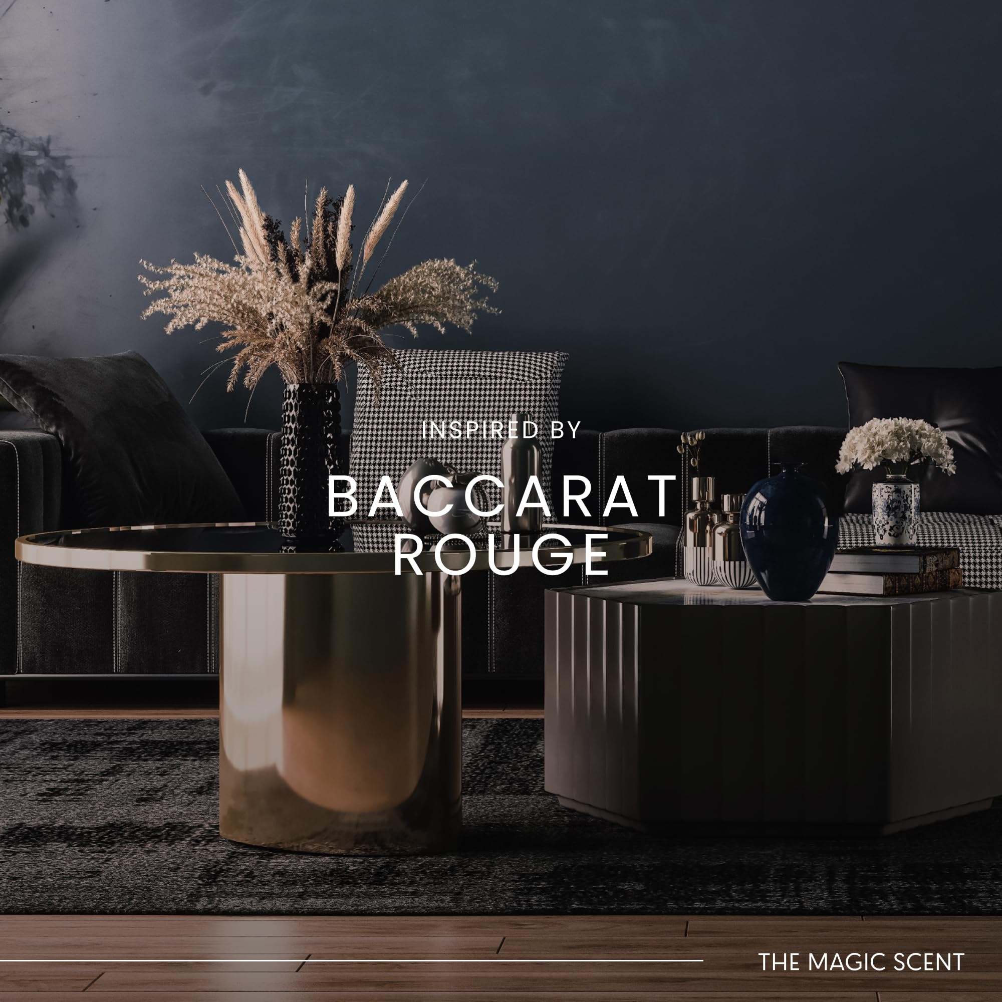 The Magic Scent Baccara Diffuser Oil – Luxury Hotel & Home Scents Inspired by Baccarat Rouge (8.5 fl oz / 250 mL)