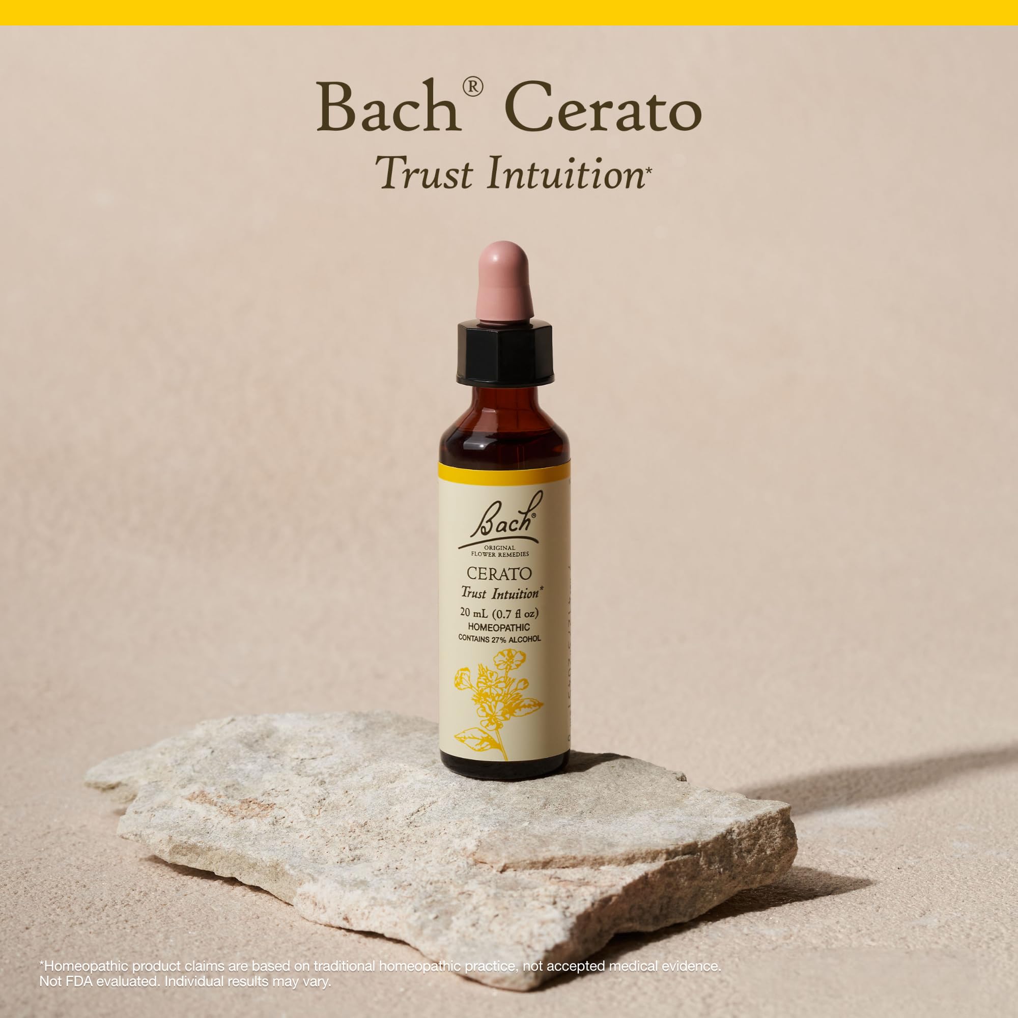Cerato Bach Original Flower Remedy – Trust Intuition (20 mL) – Vegan, Gluten Free, Sugar Free