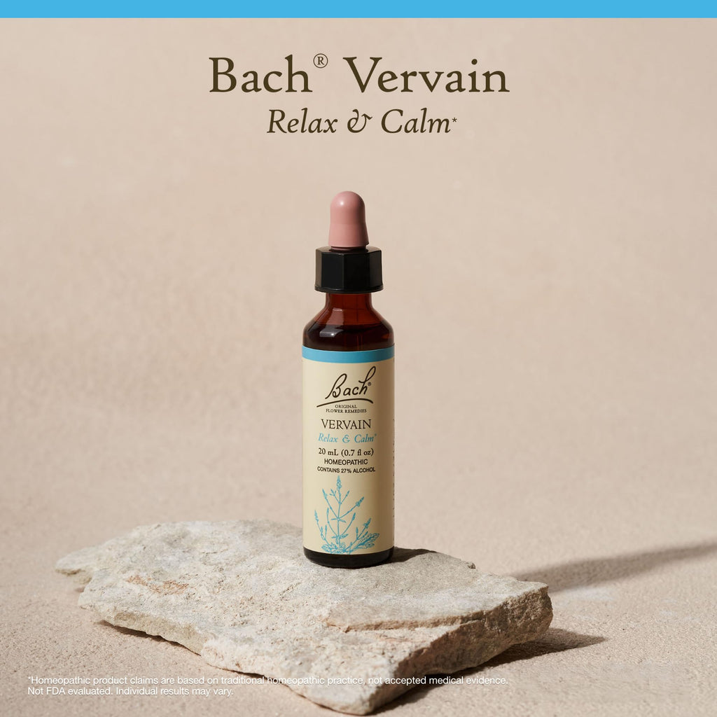 Bach Original Flower Remedies Vervain - Relax & Calm | 20mL Dropper