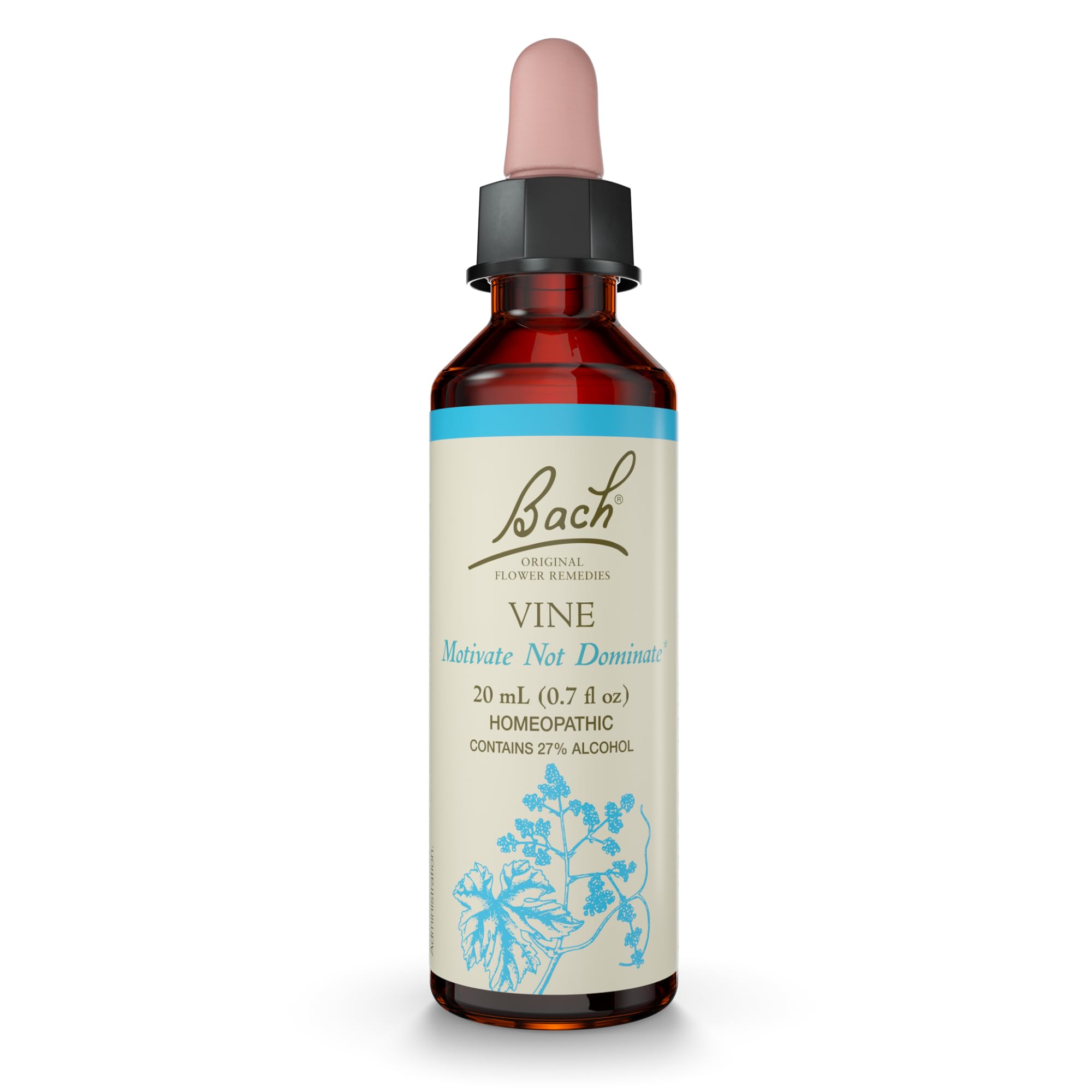 Bach Original Flower Remedies Vine – Motivate Not Dominate – 20mL Dropper