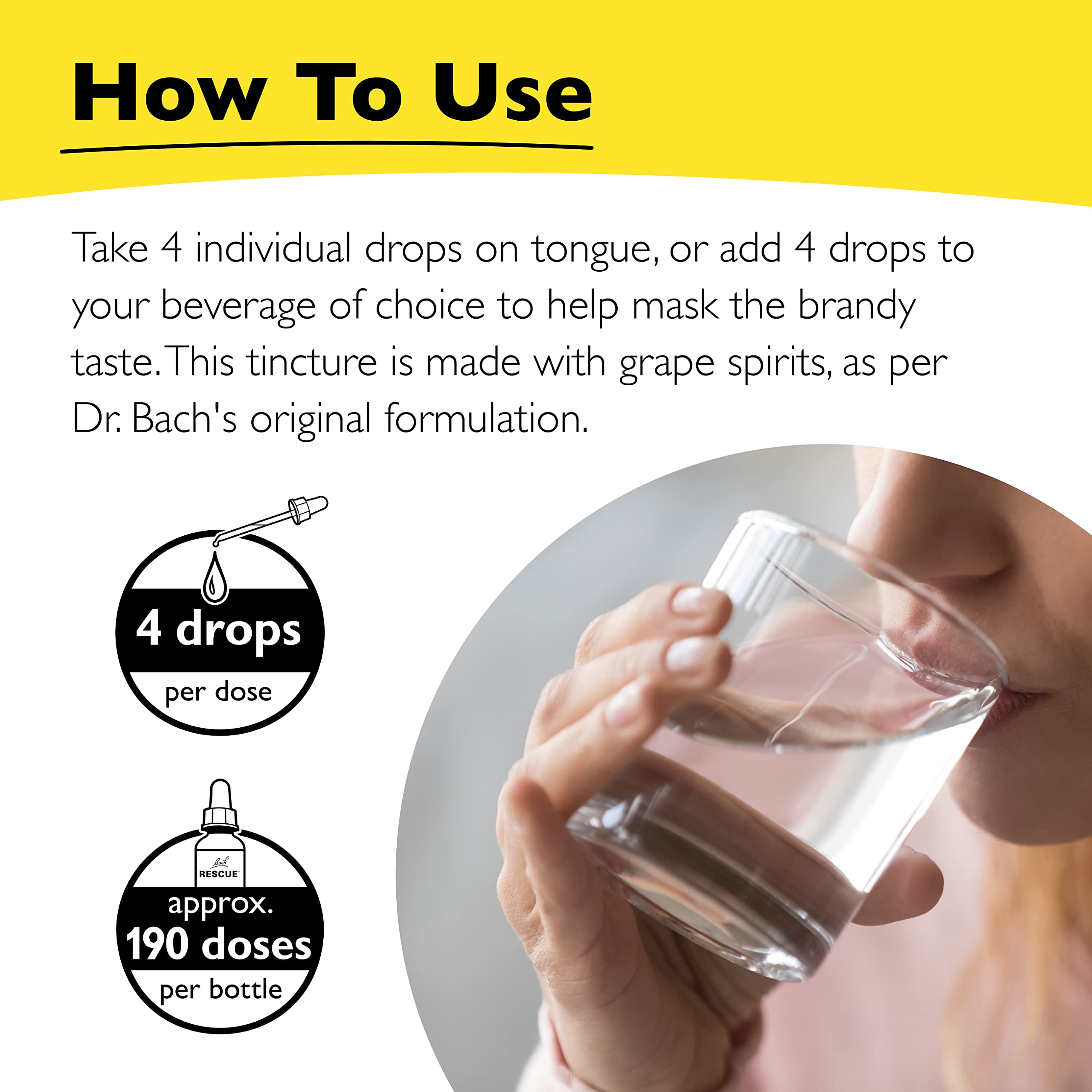 Bach RESCUE Remedy Dropper - Natural Stress Relief (2 Pack, 20 mL Each) | Vegan