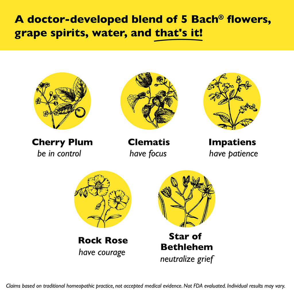Bach Rescue Remedy Kids Dropper 10mL – Natural Stress Relief (Homeopathic)