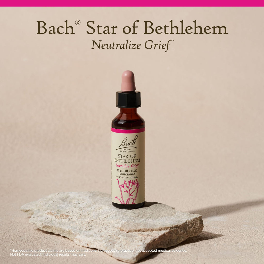 Star of Bethlehem Bach Flower Remedy 20mL – Emotional Balance (Vegan, Gluten Free)