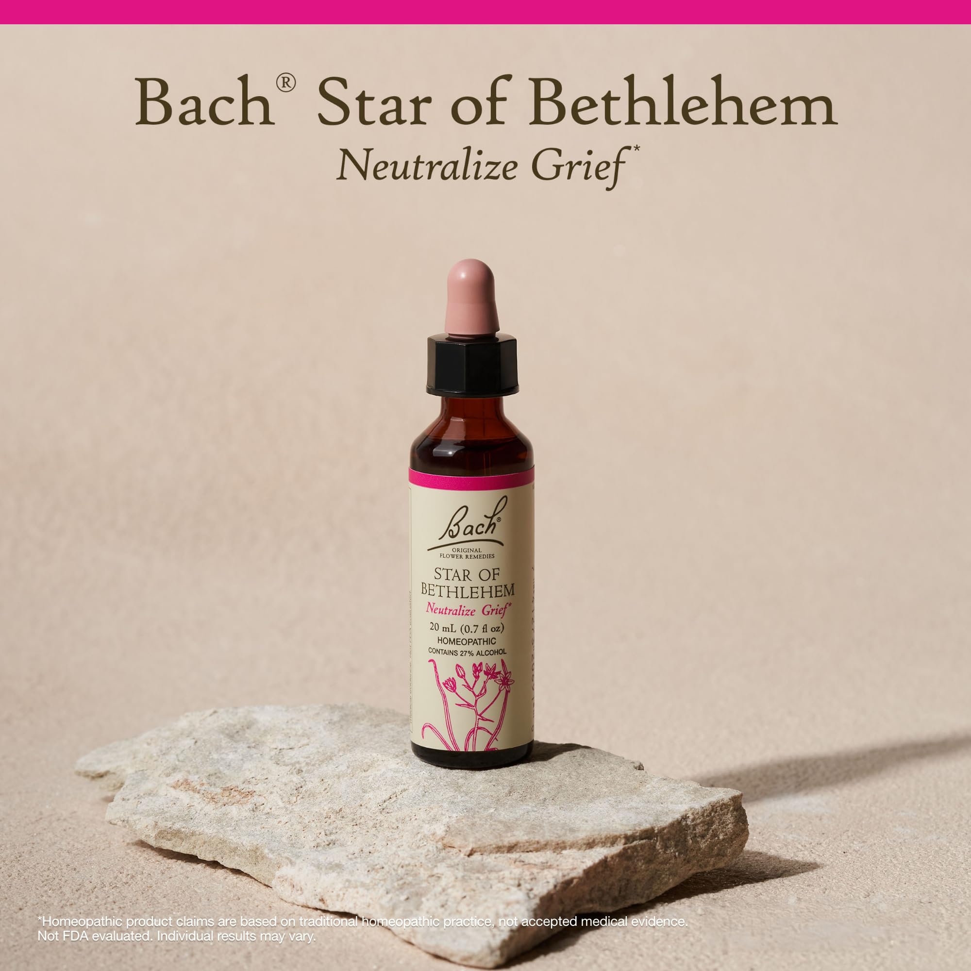 Star of Bethlehem Bach Flower Remedy 20mL – Emotional Balance (Vegan, Gluten Free)