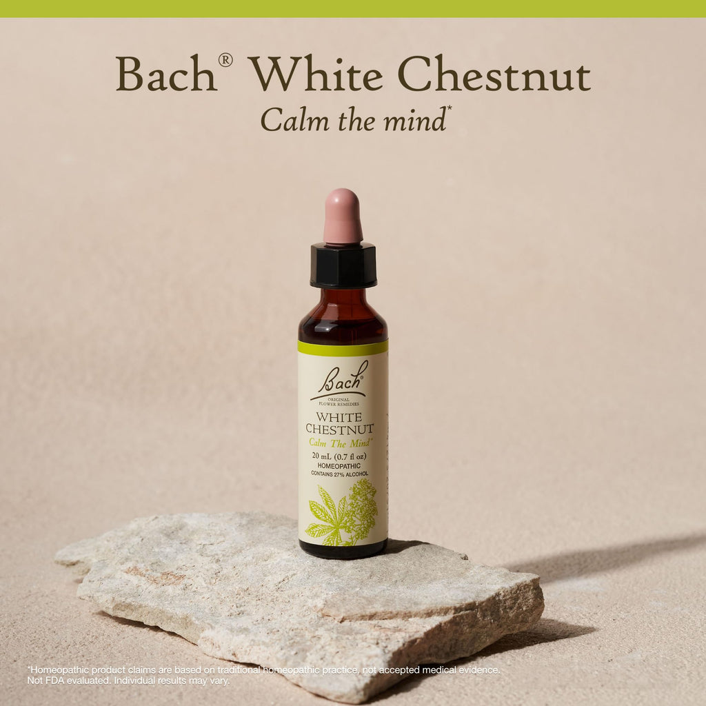 Bach White Chestnut Original Flower Remedies – Calm The Mind (20mL)