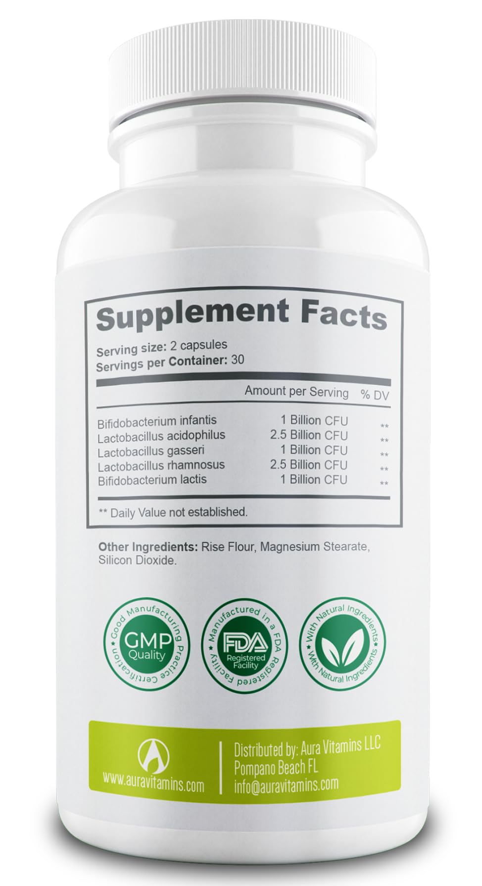 Bacticure Probiotic 180 Capsules | High-CFU Probiotics for Digestive Health, Vaginal Wellness & Immune Support