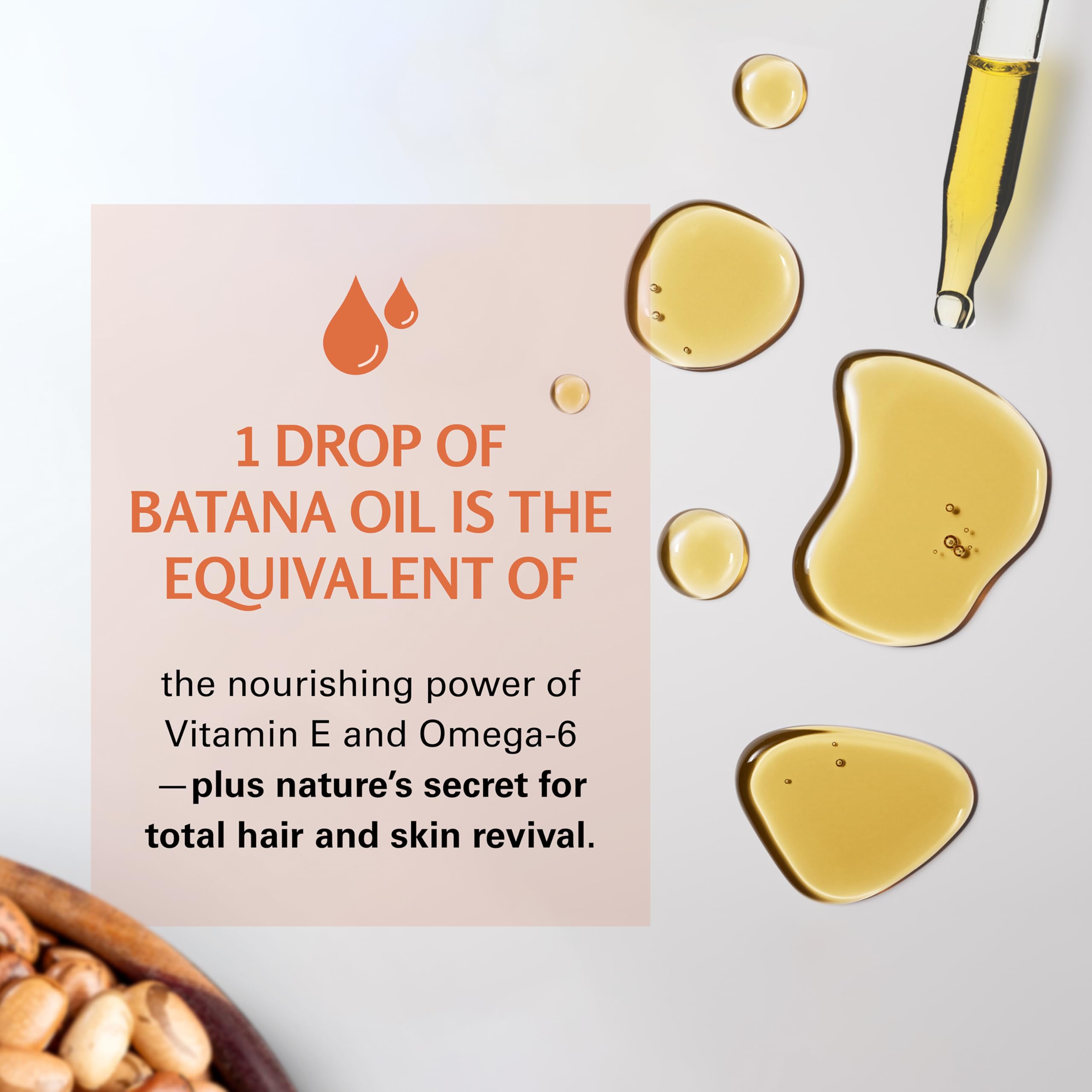 Batana Oil for Hair Growth & Skin – Dr. Sebi Inspired, 100% Pure, Unrefined & Cold-Pressed from Honduras, 2 fl oz (Pack of 2) – M3 Naturals