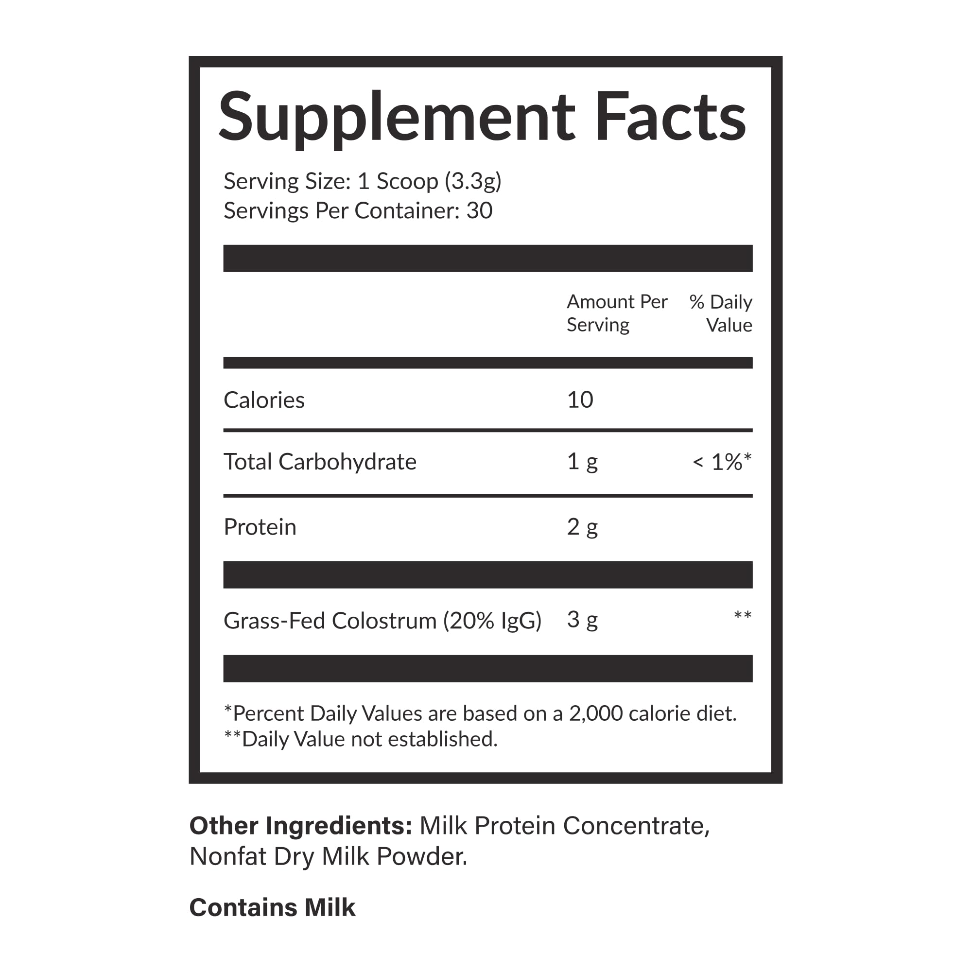 Beam Colostrum Powder – 3g Serving for Gut Health & Immunity
