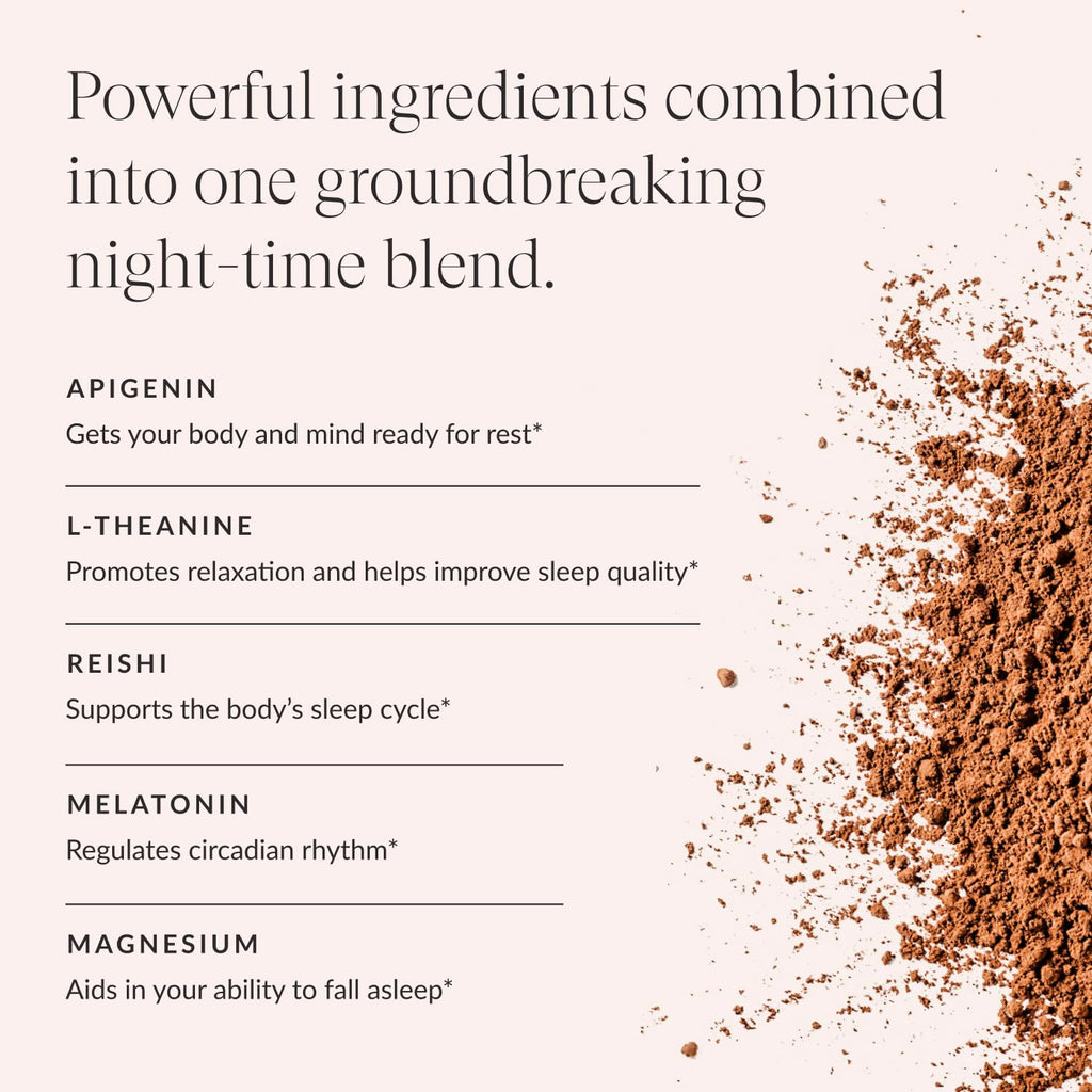 Beam Dream Sleep Powder – L-Theanine, Apigenin, Reishi & Magnesium | Natural Sleep Support