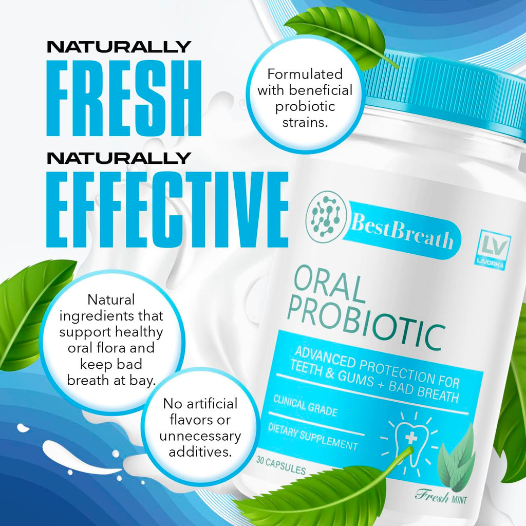 Best Breath Oral Probiotic 5 Pack – 150 Capsules (5 Months)