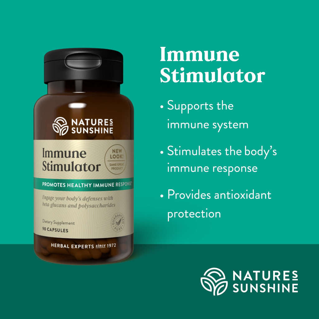 Nature's Sunshine Immune Stimulator 90 Capsules - Immune Support Supplement