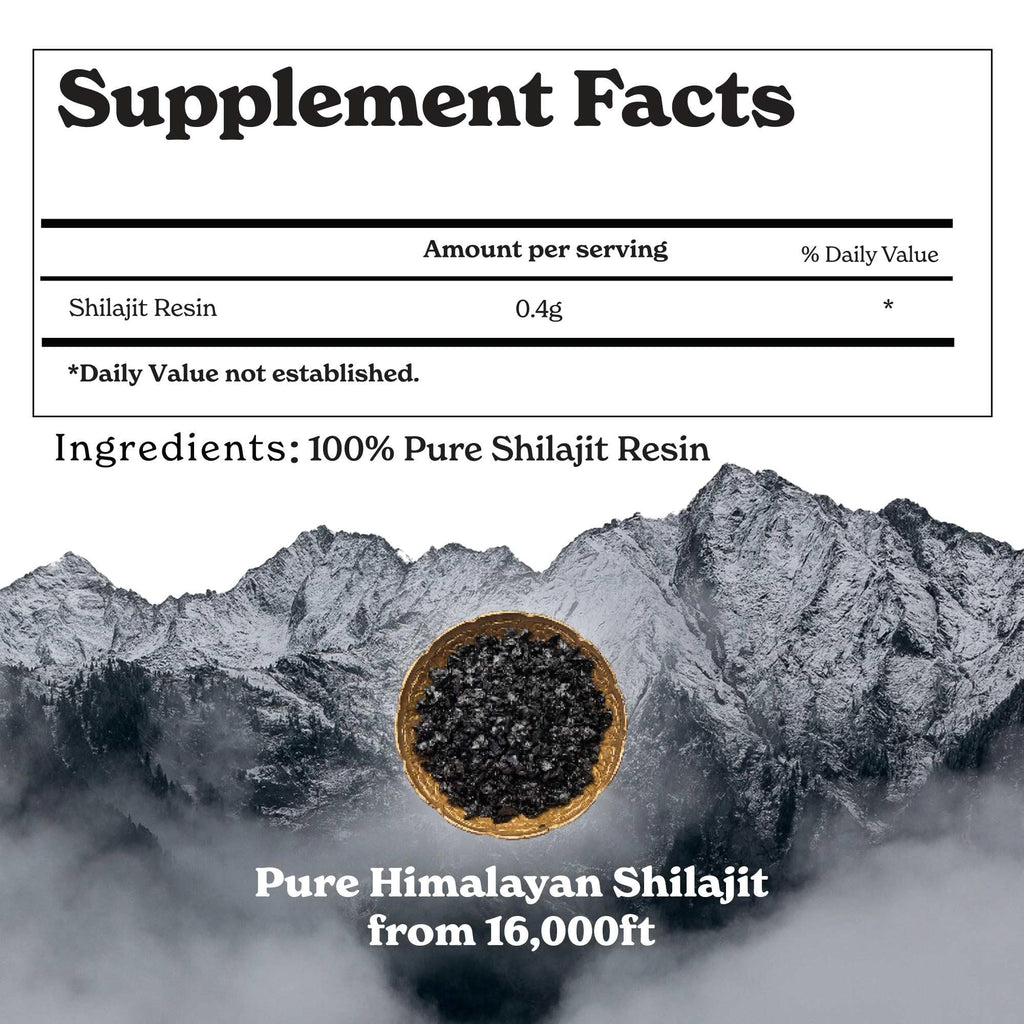 Better Alt Pure Himalayan Shilajit Resin – 2-Pack, 150 Servings, 400 mg | Energy & Immune Support