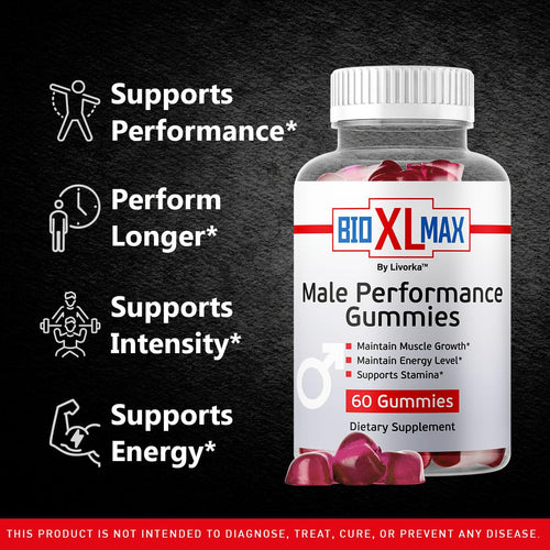 (2 Pack) Bio XL Max Gummies | Natural Energy & Wellness | 120 Gummies