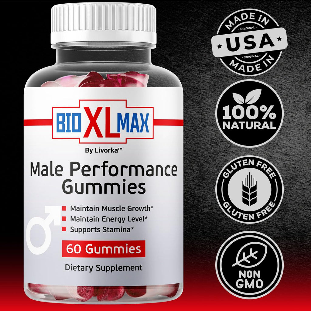 (2 Pack) Bio XL Max Gummies | Natural Energy & Wellness | 120 Gummies