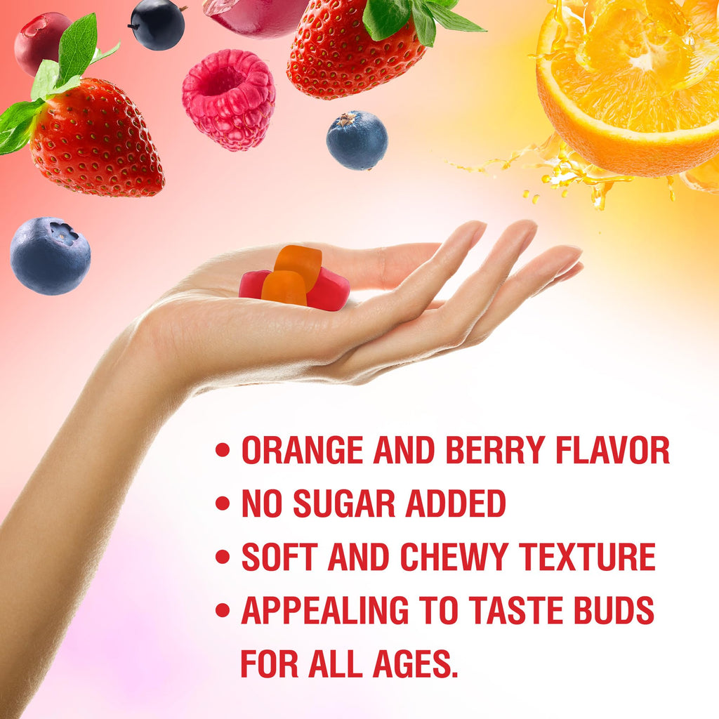 BionerLab Calcium Magnesium Zinc Gummies – Vitamin D3 & K2, High Potency