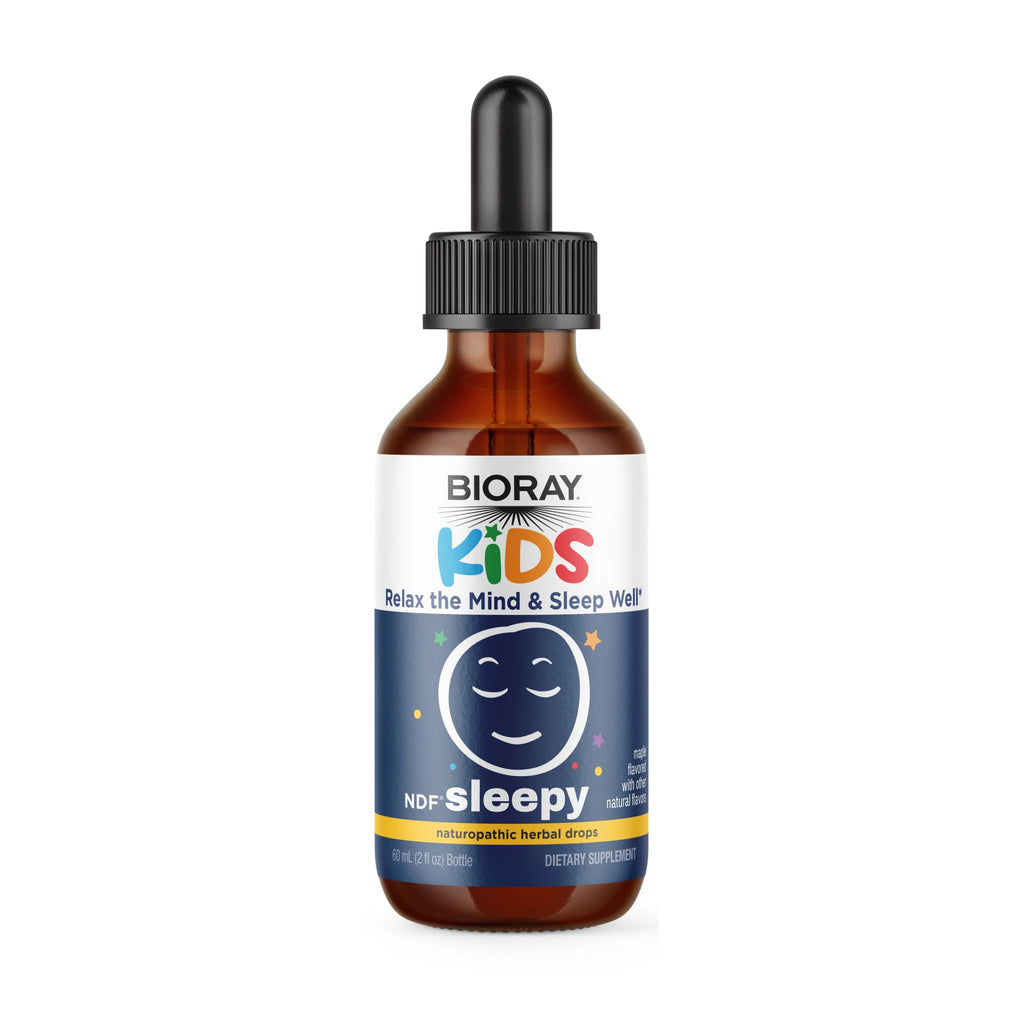BIORAY Kids NDF Sleepy Maple - 2 fl oz | Restful Night Sleep for Kids | Non-GMO, Vegan, Gluten Free