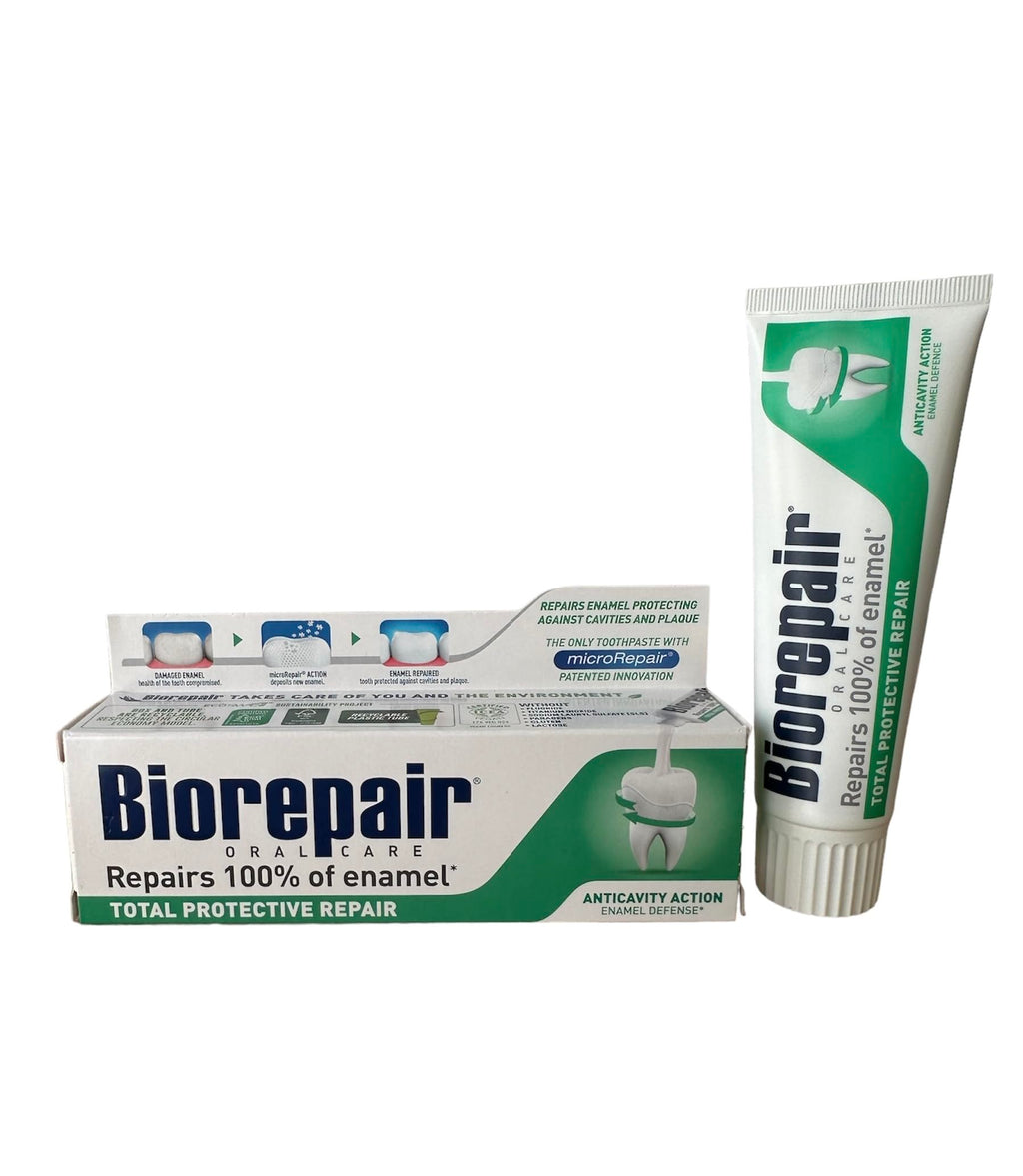 Biorepair Total Protective Repair Toothpaste with microRepair - 2x75ml (Italian Import)
