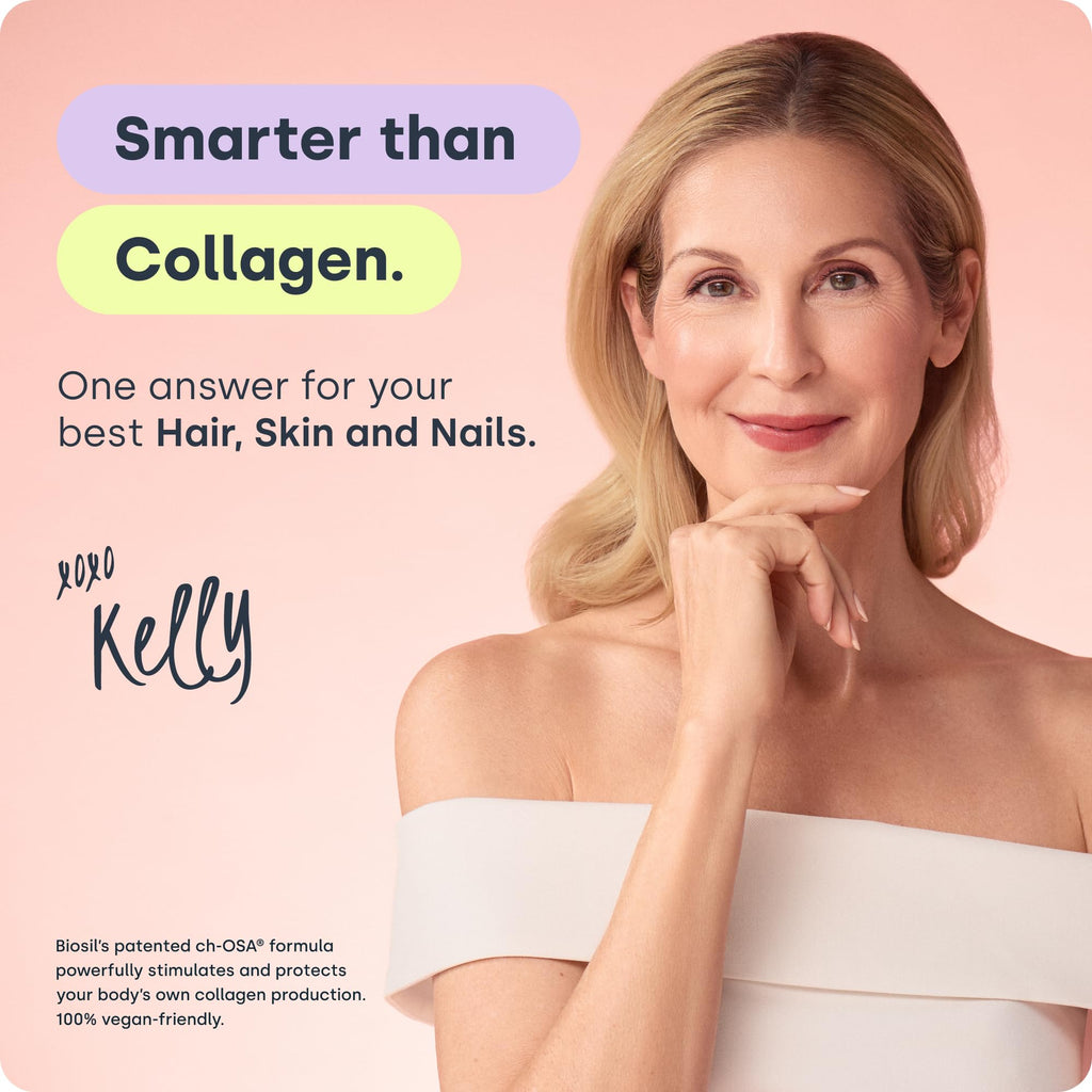 Biosil Collagen Booster Supplement – 2x 30-Count Capsules | Patented ch-OSA Activator for Skin, Hair & Nails