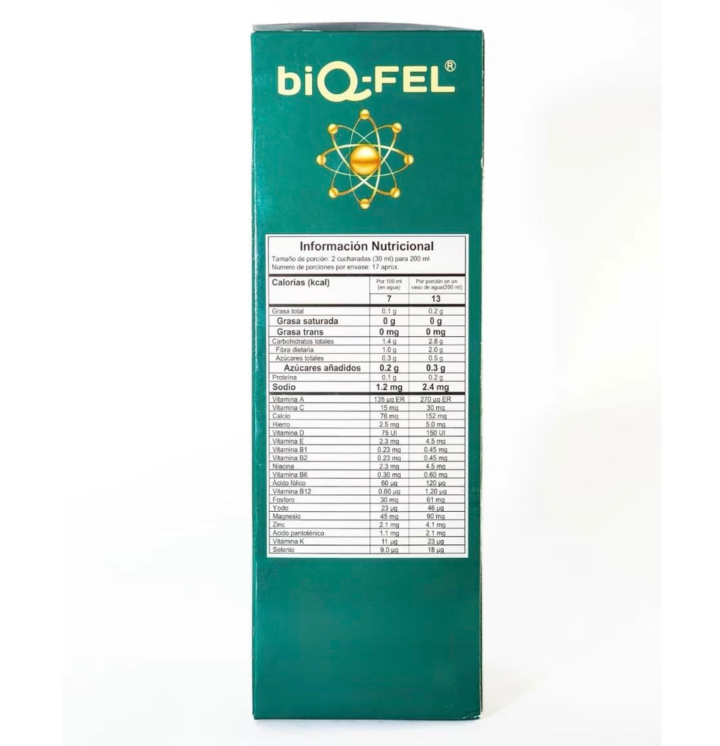 BiQ-FEL Daily Multivitamic (500ml) – Liquid Energy & Focus for Men & Women