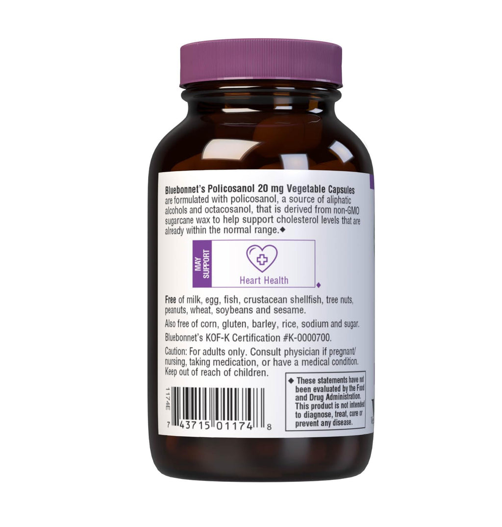 BlueBonnet Policosanol Supplement 60 Count – Heart Health Support