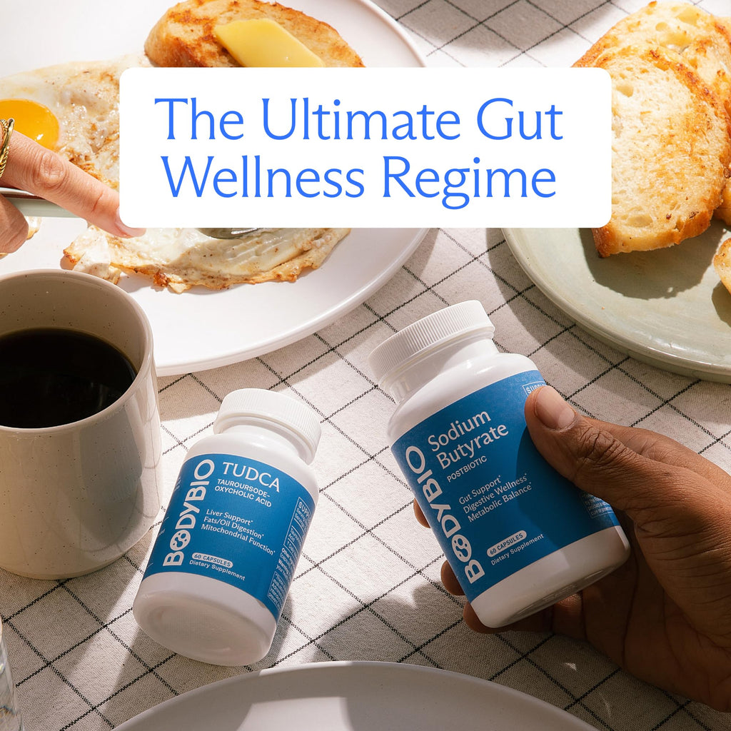 BodyBio Butyrate Postbiotic for Gut Health | Digestive Support & Leaky Gut Repair