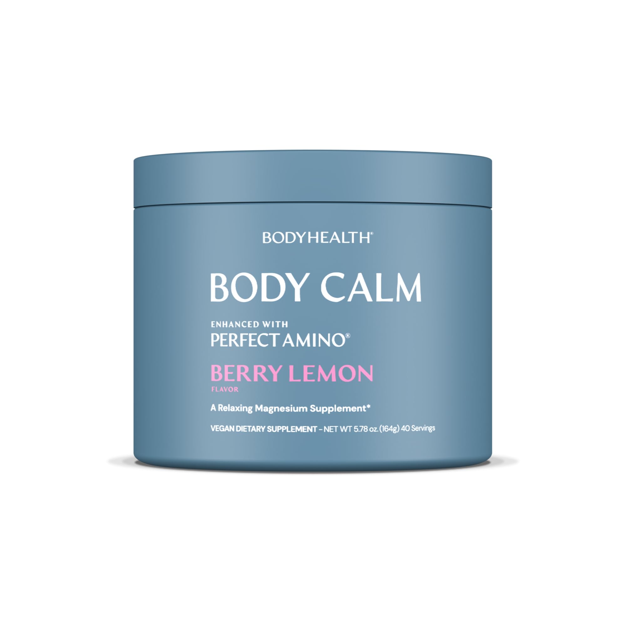 BodyHealth Body Calm Magnesium Sleep Supplement – Berry Lemon (40 Servings)
