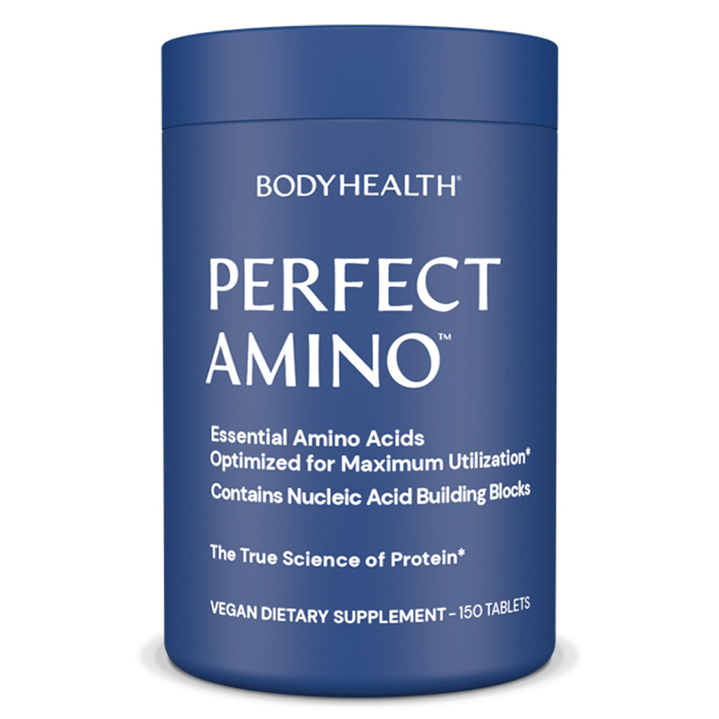 BodyHealth PerfectAmino Tablets (150 ct) – Essential Amino Acids with BCAAs for Muscle Recovery & Support