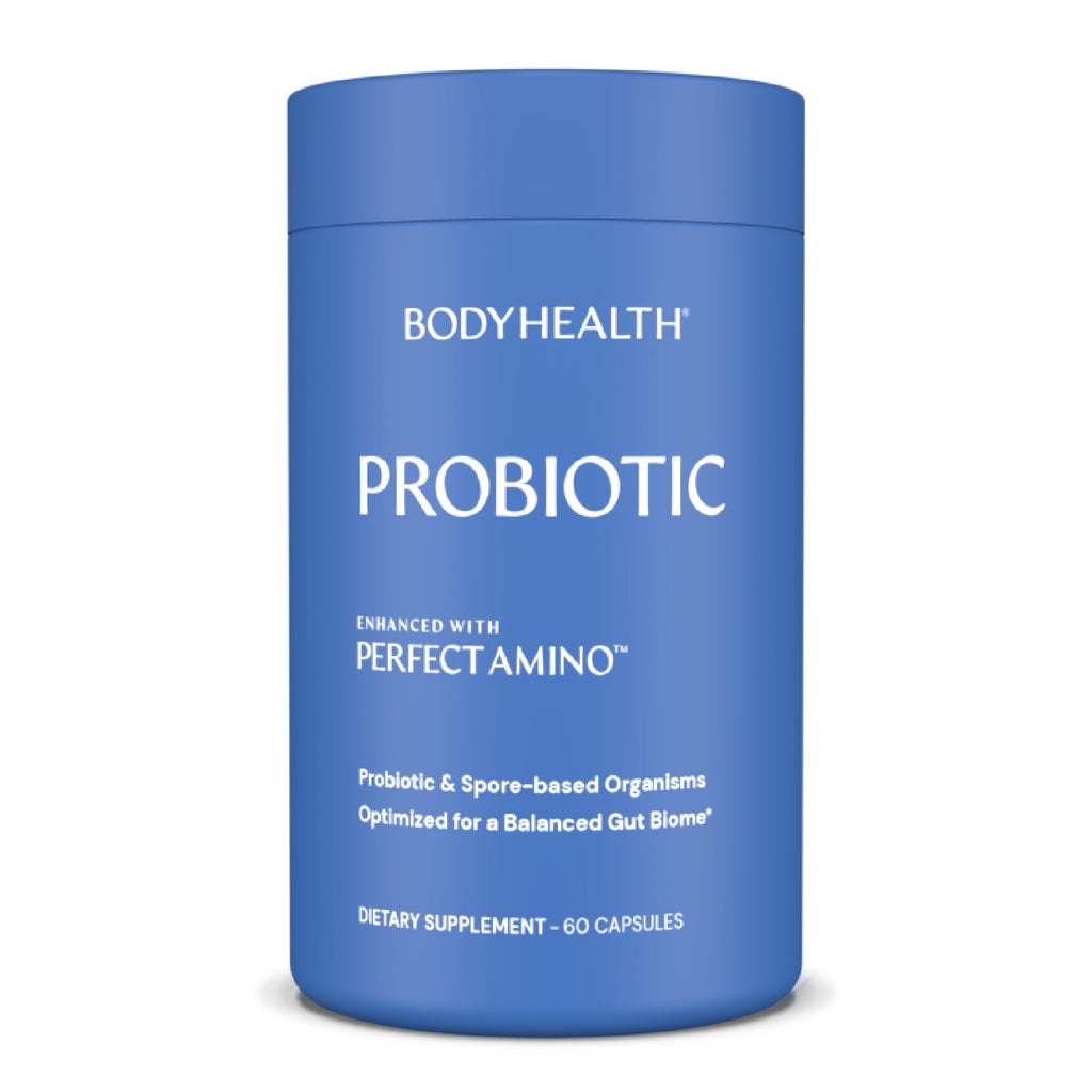 BodyHealth Probiotic with PerfectAmino – Spore-Based, 60 Capsules (Women & Men)