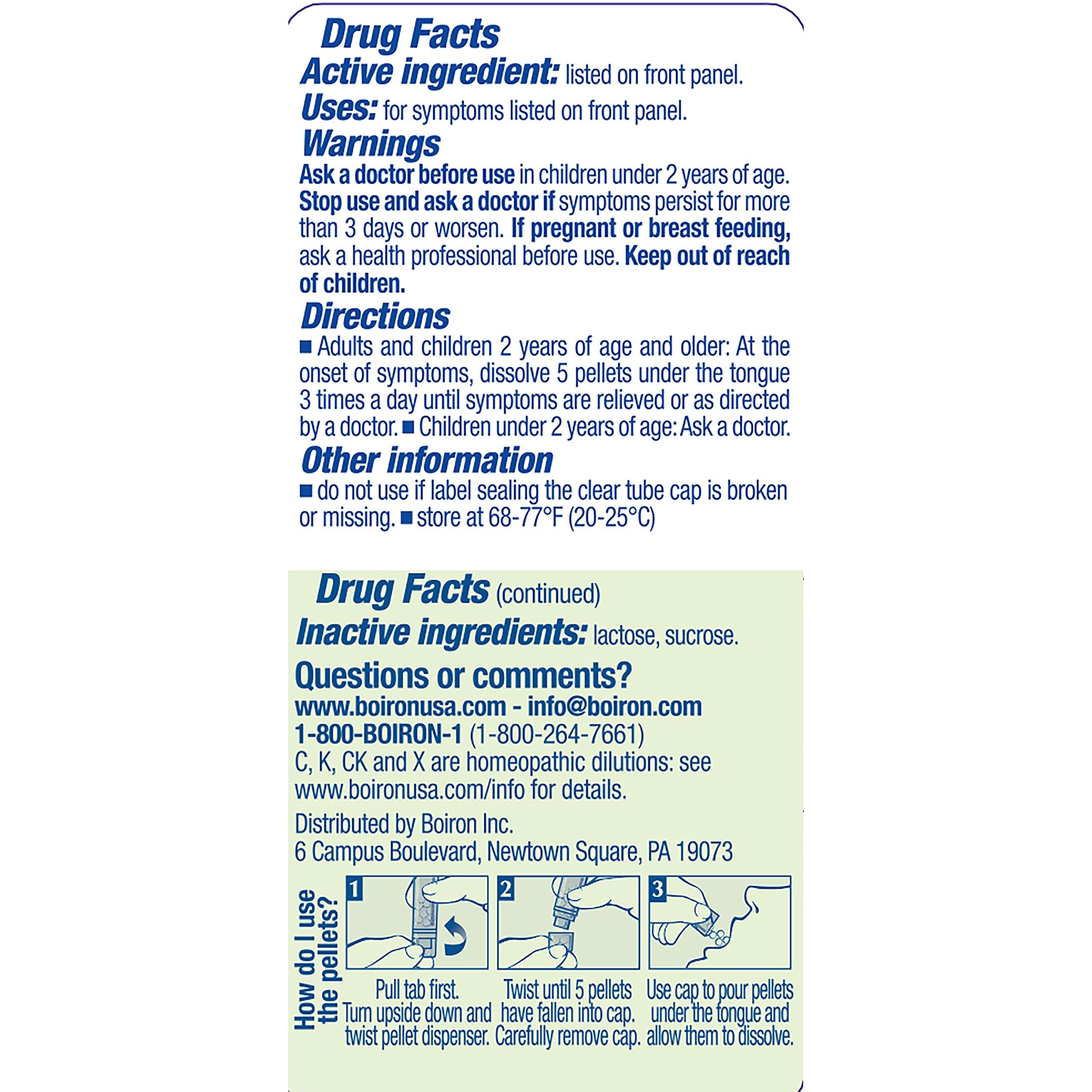 Boiron Symphytum Officinale 30C Pellets – 5 Pack (80-Count Tubes) | Homeopathic Medicine