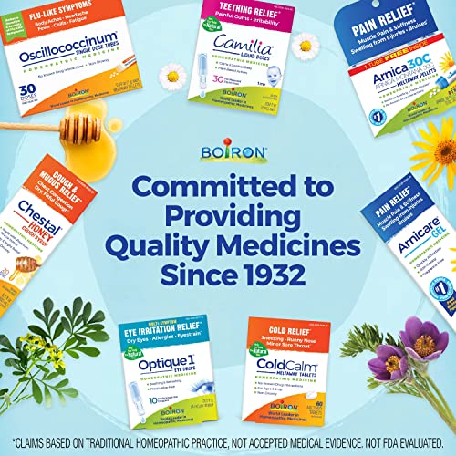 Boiron Histaminum Hydrochloricum 30C – Homeopathic Allergy Relief Pellets (Indoor/Outdoor, Hay Fever, Hives) – 3 Count (240 Pellets)