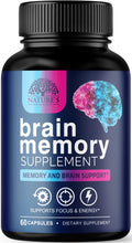 Brain Memory Supplement Pills - 3X Strength Nootropics for Focus, Clarity & Memory