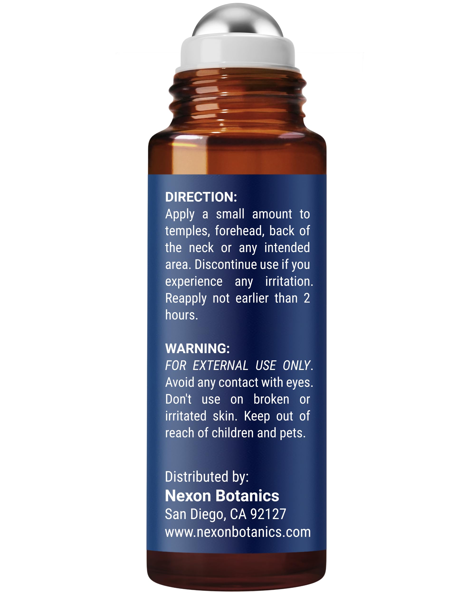 Breathe Essential Oil Roll-On 10 ml – Eucalyptus, Peppermint & Rosemary | Nexon Botanics